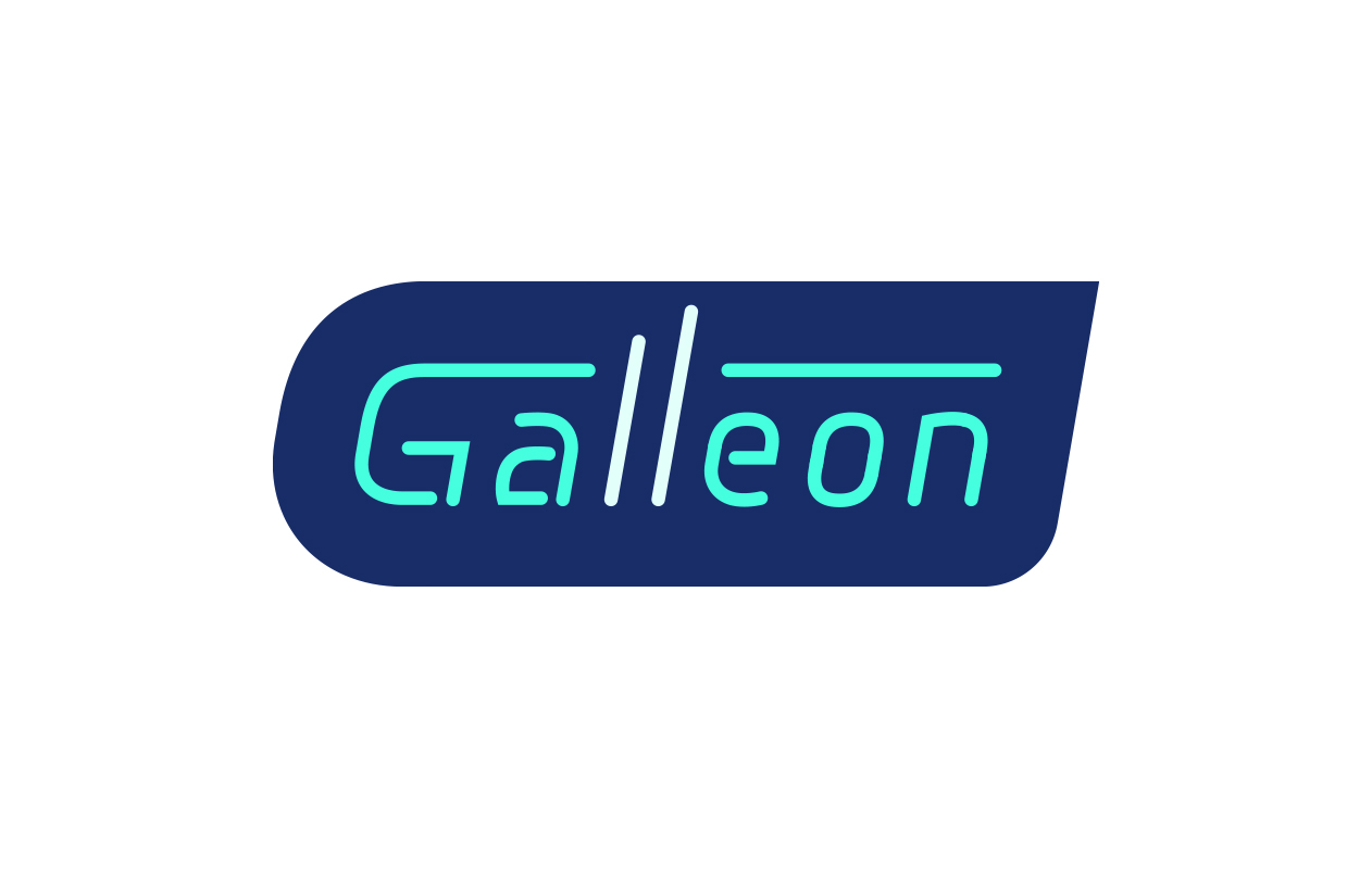 galleon logo typeface design