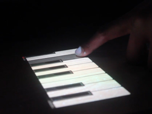 Digitally Projected Piano